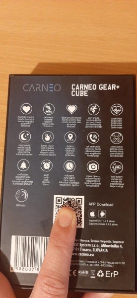 Smart hodinky carneo gear cube